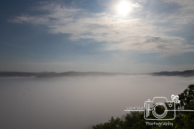 Mountain Tops in the Fog