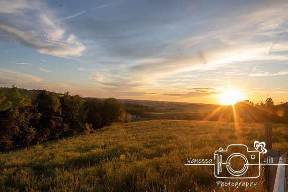 Sunsetting Over Laurel Mountains