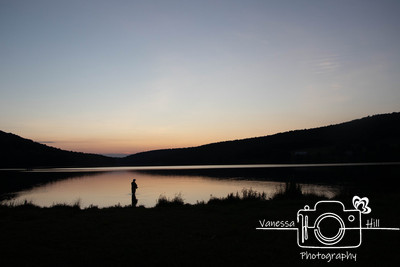 Fishing at Sunset