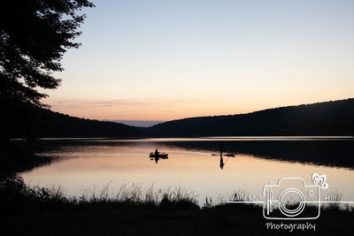 Paddling at Sunset